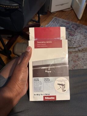 Miele Descaling Tablets - White and Red Box 12 count